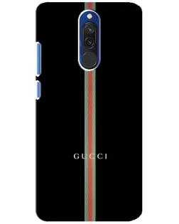 Чехол для Xiaomi Redmi 8 с картинкой «Gucci — строгая линия»