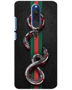 Чехол для Xiaomi Redmi 8 с картинкой «Gucci — змея на полосе»