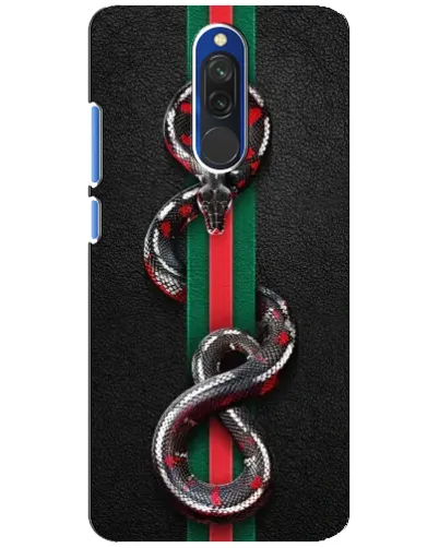 Чехол для Xiaomi Redmi 8 с картинкой «Gucci — змея на полосе» Чехол для Xiaomi Redmi 8 с картинкой «Gucci — змея на полосе»