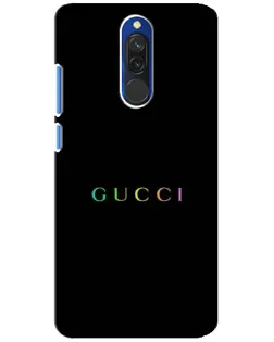 Чехол для Xiaomi Redmi 8 с картинкой «Gucci — неоновый минимализм»