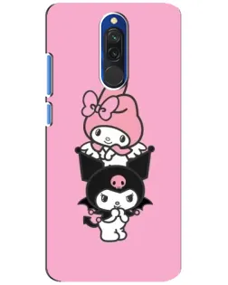 Чехол для Xiaomi Redmi 8 с картинкой «My Melody и Kuromi»