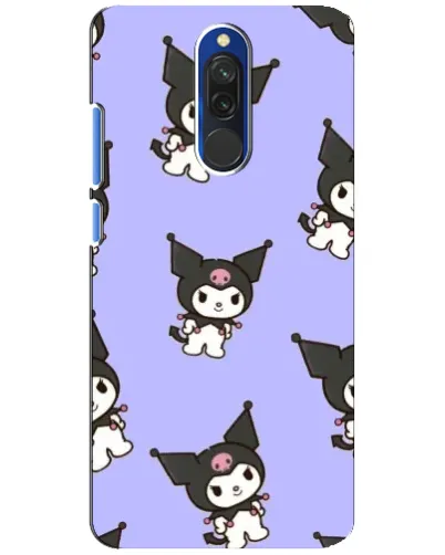 Чехол для Xiaomi Redmi 8 с картинкой «Паттерн с Kuromi»