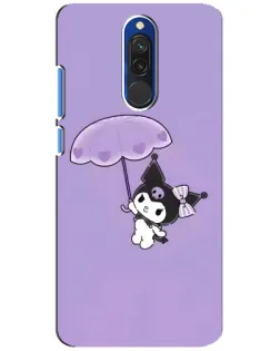 Чехол для Xiaomi Redmi 8 с картинкой «Kuromi с зонтиком»