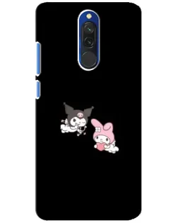 Чехол для Xiaomi Redmi 8 с картинкой «My Melody и Kuromi»