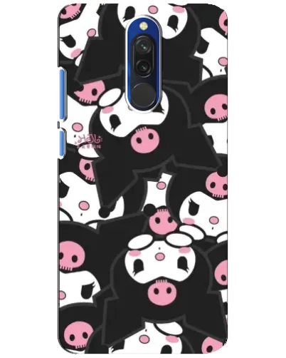 Чехол для Xiaomi Redmi 8 с картинкой «Паттерн голов Куроми»