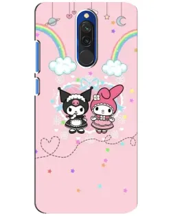 Чехол для Xiaomi Redmi 8 с картинкой «My Melody и Kuromi»