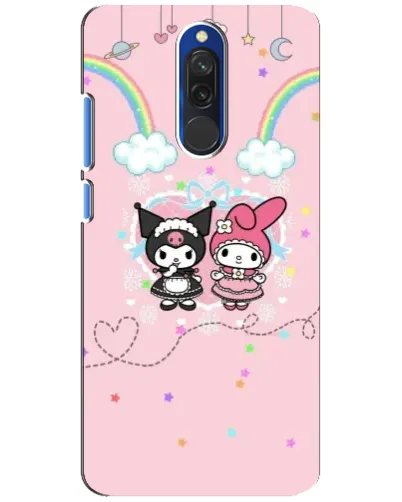 Чехол для Xiaomi Redmi 8 с картинкой «My Melody и Kuromi»