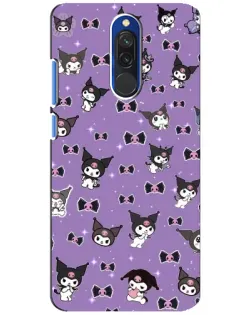 Чехол для Xiaomi Redmi 8 с картинкой «Kuromi — паттерн»