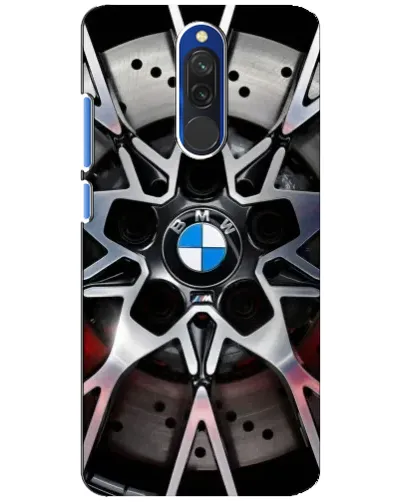 Чехол для Xiaomi Redmi 8 с картинкой «BMW — деталь диска»