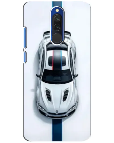 Чехол для Xiaomi Redmi 8 с картинкой «Вид сверху — BMW M»