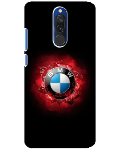 Чехол для Xiaomi Redmi 8 с картинкой «Логотип BMW — вспышка»