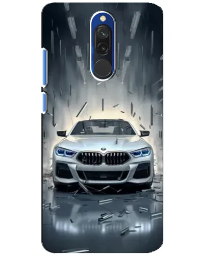 Чехол для Xiaomi Redmi 8 с картинкой «BMW в свете фар»