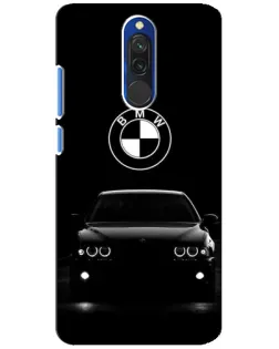 Чехол для Xiaomi Redmi 8 с картинкой «BMW — взгляд из темноты»