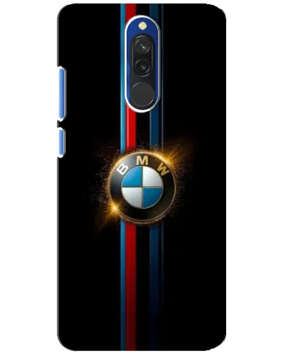 Чехол для Xiaomi Redmi 8 с картинкой «BMW M-Power неон»