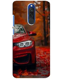 Чехол для Xiaomi Redmi 8 с картинкой «Осенняя BMW M4»