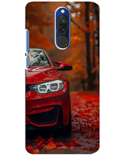 Чехол для Xiaomi Redmi 8 с картинкой «Осенняя BMW M4»