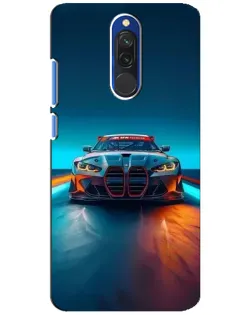 Чехол для Xiaomi Redmi 8 с картинкой «BMW — огни неона» Чехол для Xiaomi Redmi 8 с картинкой «BMW — огни неона»