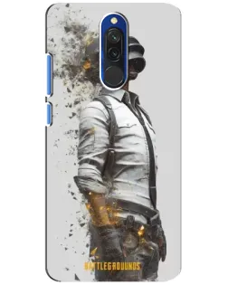 Чехол для Xiaomi Redmi 8 с картинкой «PUBG — боец в пыли»