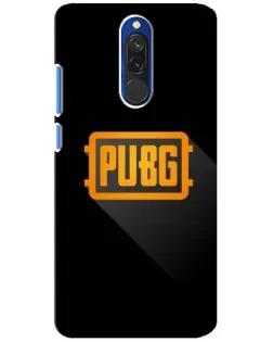 Чехол для Xiaomi Redmi 8 с картинкой «PUBG — рамка лого»