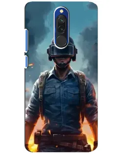 Чехол для Xiaomi Redmi 8 с картинкой «PUBG — реалистичный герой»