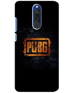 Чехол для Xiaomi Redmi 8 с картинкой «PUBG — золотой логотип»