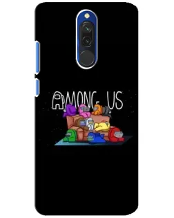 Чехол для Xiaomi Redmi 8 с картинкой «Логотип Among Us» Чехол для Xiaomi Redmi 8 с картинкой «Логотип Among Us»