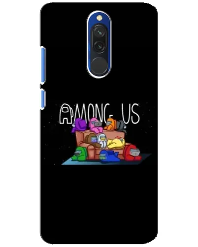 Чехол для Xiaomi Redmi 8 с картинкой «Логотип Among Us» Чехол для Xiaomi Redmi 8 с картинкой «Логотип Among Us»
