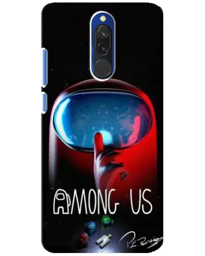 Чехол для Xiaomi Redmi 8 с картинкой «Красный импостер — макро» Чехол для Xiaomi Redmi 8 с картинкой «Красный импостер — макро»