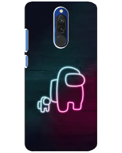 Чехол для Xiaomi Redmi 8 с картинкой «Among Us неон-арт» Чехол для Xiaomi Redmi 8 с картинкой «Among Us неон-арт»