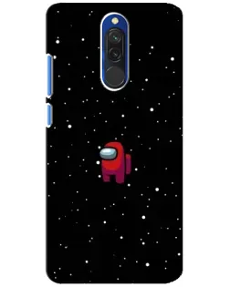 Чехол для Xiaomi Redmi 8 с картинкой «Красный Among Us»