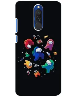 Чехол для Xiaomi Redmi 8 с картинкой «Among Us космос»