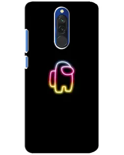 Чехол для Xiaomi Redmi 8 с картинкой «Among Us градиент»