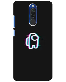 Чехол для Xiaomi Redmi 8 с картинкой «Among Us неон»