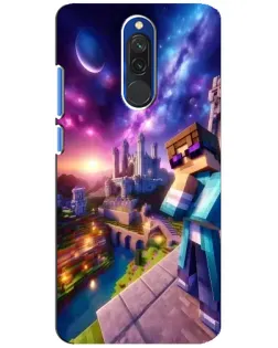 Чехол для Xiaomi Redmi 8 с картинкой «Стив и космос» Чехол для Xiaomi Redmi 8 с картинкой «Стив и космос»