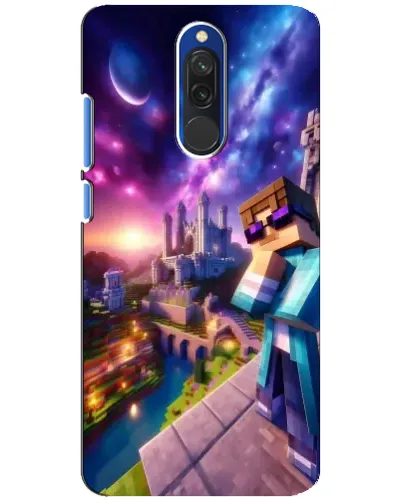 Чехол для Xiaomi Redmi 8 с картинкой «Стив и космос» Чехол для Xiaomi Redmi 8 с картинкой «Стив и космос»