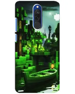 Чехол для Xiaomi Redmi 8 с картинкой «Minecraft лесной пейзаж» Чехол для Xiaomi Redmi 8 с картинкой «Minecraft лесной пейзаж»