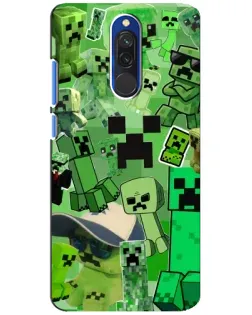 Чехол для Xiaomi Redmi 8 с картинкой «Криперы Minecraft» Чехол для Xiaomi Redmi 8 с картинкой «Криперы Minecraft»