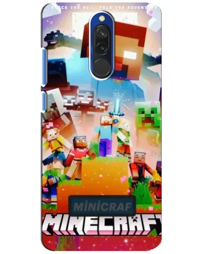Чехол для Xiaomi Redmi 8 с картинкой «Minecraft герои игры» Чехол для Xiaomi Redmi 8 с картинкой «Minecraft герои игры»