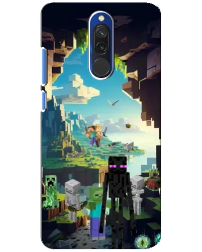 Чехол для Xiaomi Redmi 8 с картинкой «Эндермен в лесу» Чехол для Xiaomi Redmi 8 с картинкой «Эндермен в лесу»