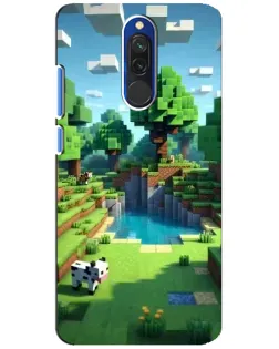 Чехол для Xiaomi Redmi 8 с картинкой «Minecraft летний день»