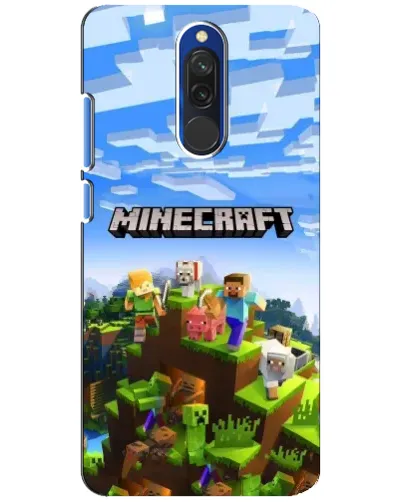 Чехол для Xiaomi Redmi 8 с картинкой «Minecraft классический мир» Чехол для Xiaomi Redmi 8 с картинкой «Minecraft классический мир»