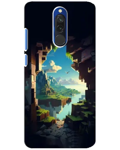 Чехол для Xiaomi Redmi 8 с картинкой «Вид из пещеры» Чехол для Xiaomi Redmi 8 с картинкой «Вид из пещеры»