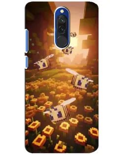 Чехол для Xiaomi Redmi 8 с картинкой «Поле подсолнухов»