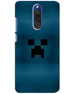 Чехол для Xiaomi Redmi 8 с картинкой «Крипер текстура»