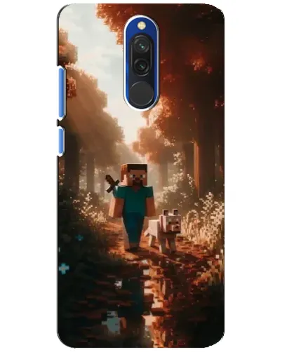 Чехол для Xiaomi Redmi 8 с картинкой «Стив в лесу» Чехол для Xiaomi Redmi 8 с картинкой «Стив в лесу»