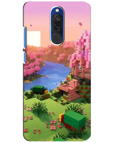 Чехол для Xiaomi Redmi 8 с картинкой «Розовое дерево Minecraft» Чехол для Xiaomi Redmi 8 с картинкой «Розовое дерево Minecraft»