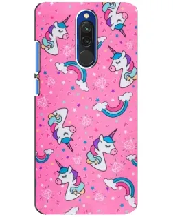 Чехол для Xiaomi Redmi 8 с картинкой «Unicorn паттерн розовый» Чехол для Xiaomi Redmi 8 с картинкой «Unicorn паттерн розовый»