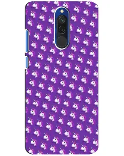 Чехол для Xiaomi Redmi 8 с картинкой «Единороги на фиолетовом»