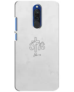 Чохол для Xiaomi Redmi 8 з картинкою «Івана 3:16 Хрест» Чохол для Xiaomi Redmi 8 з картинкою «Івана 3:16 Хрест»