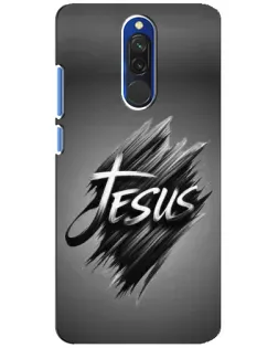 Чехол для Xiaomi Redmi 8 с картинкой «Надпись Jesus Graffiti»